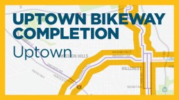 Uptown Bikeway graphic