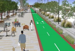 Concept Sketch of Normal Street Promenade