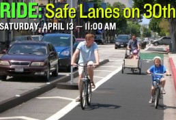 RIDE: Safe Lanes on 30th Street