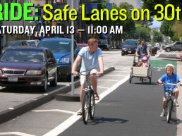 RIDE: Safe Lanes on 30th Street