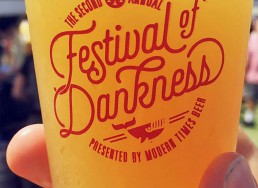Modern Times Festival of Dankness pint of beer