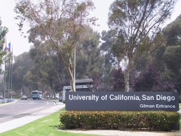 Gilman entrance of UCSD